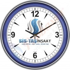 V30-523-GL Plastik Duvar Saati