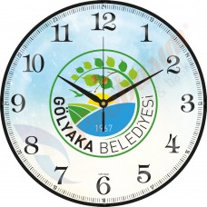 V30-529-B Bombe Cam Duvar Saati