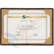 966-A Sertifika ve Menü Kabı