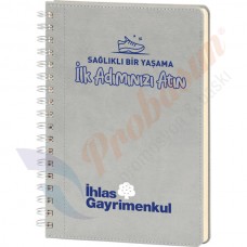 Bağcılar-17x24-G Spiralli Tarihsiz Defter