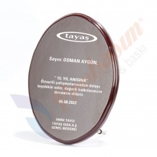 BK-77 Ahşap Plaket