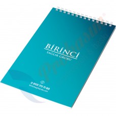 BLK-03 Üstten Spiralli Bloknot
