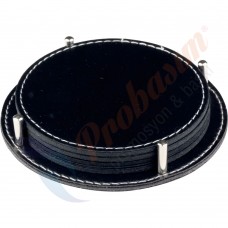 D-3825-S Deri Bardak Altlığı