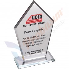 EKT-161-ŞF Kristal Plaket