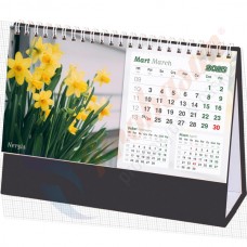 AMT-05-TS Çiçekler Masa Takvimi