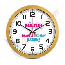 V30-570-A Metalize Duvar Saati