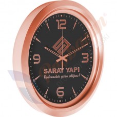 V30-743-B Metalize Duvar Saati